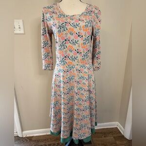 Matilda Jane fit & flare floral midi dress SZ M